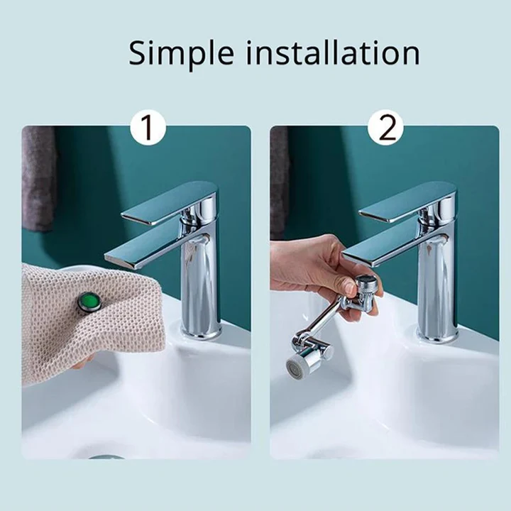 TwistTap™ | 1080° Rotating Spray Arm!